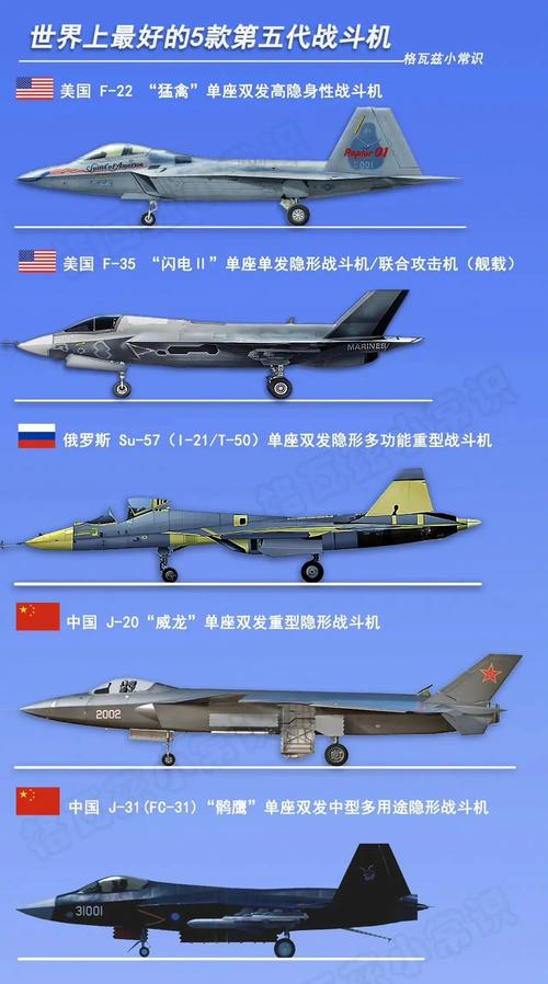 湾湾：想請問目前最強戰機是哪一種？